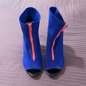 Juicy Couture Women's Peep-Toe Scuba High Heels